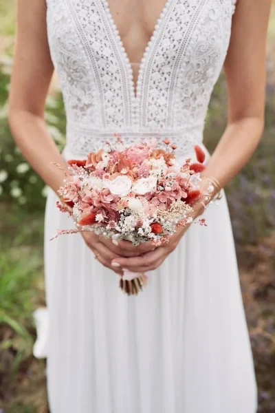 Exemple visuel pour savoir comment conserver un bouquet de fleurs séchées - Les pensées de Lily