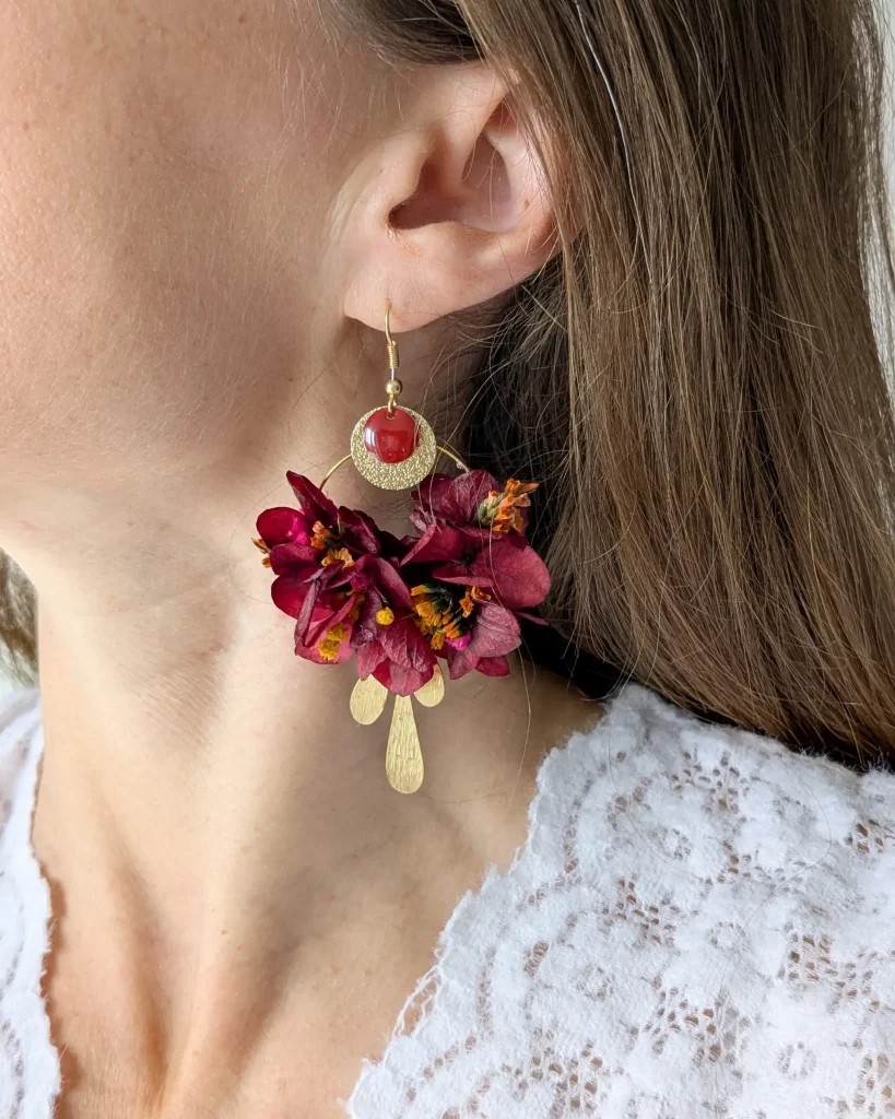 Boucles d’oreilles Meloria, portées