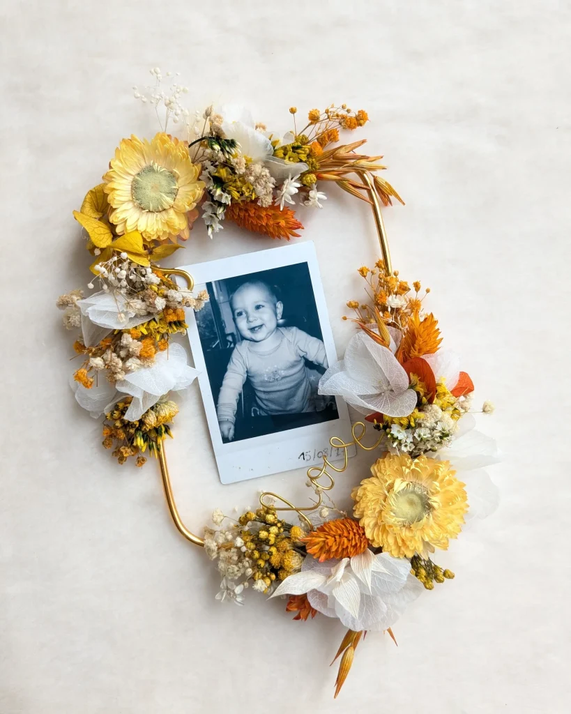 Cadre photo Aimante Tournesol
