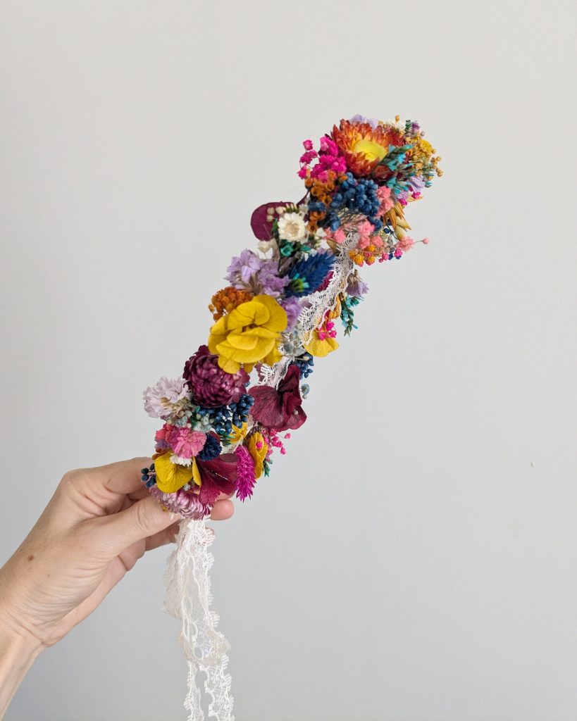 Couronne de tête Hippie, sur mannequin