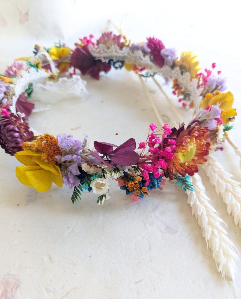 Couronne de tête Hippie, vue d’ensemble