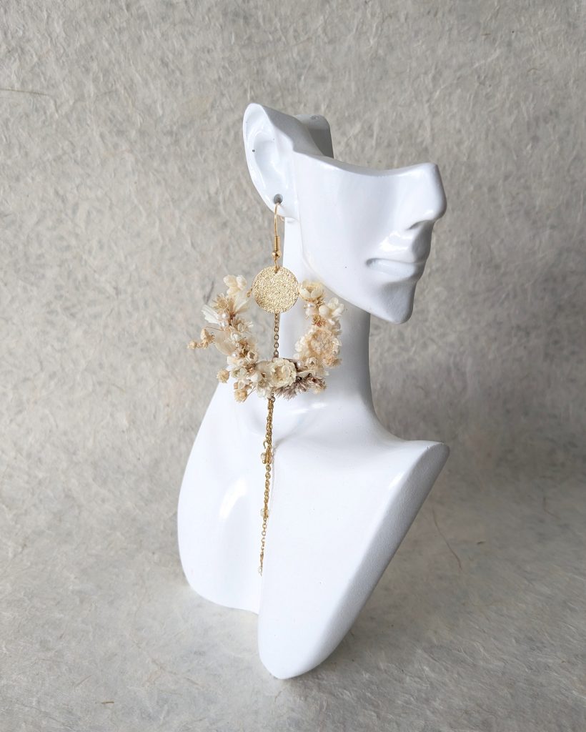 Boucles d’oreilles oreilles pluie florale presentoir