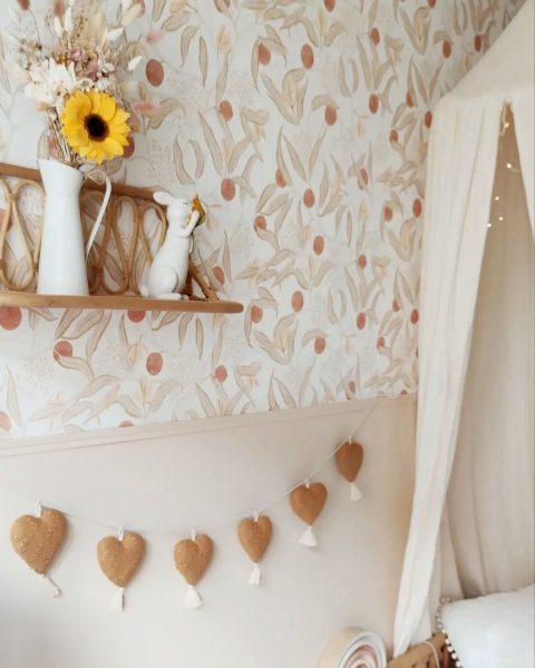 Bouquet en fleurs séchées Chambre Bebe