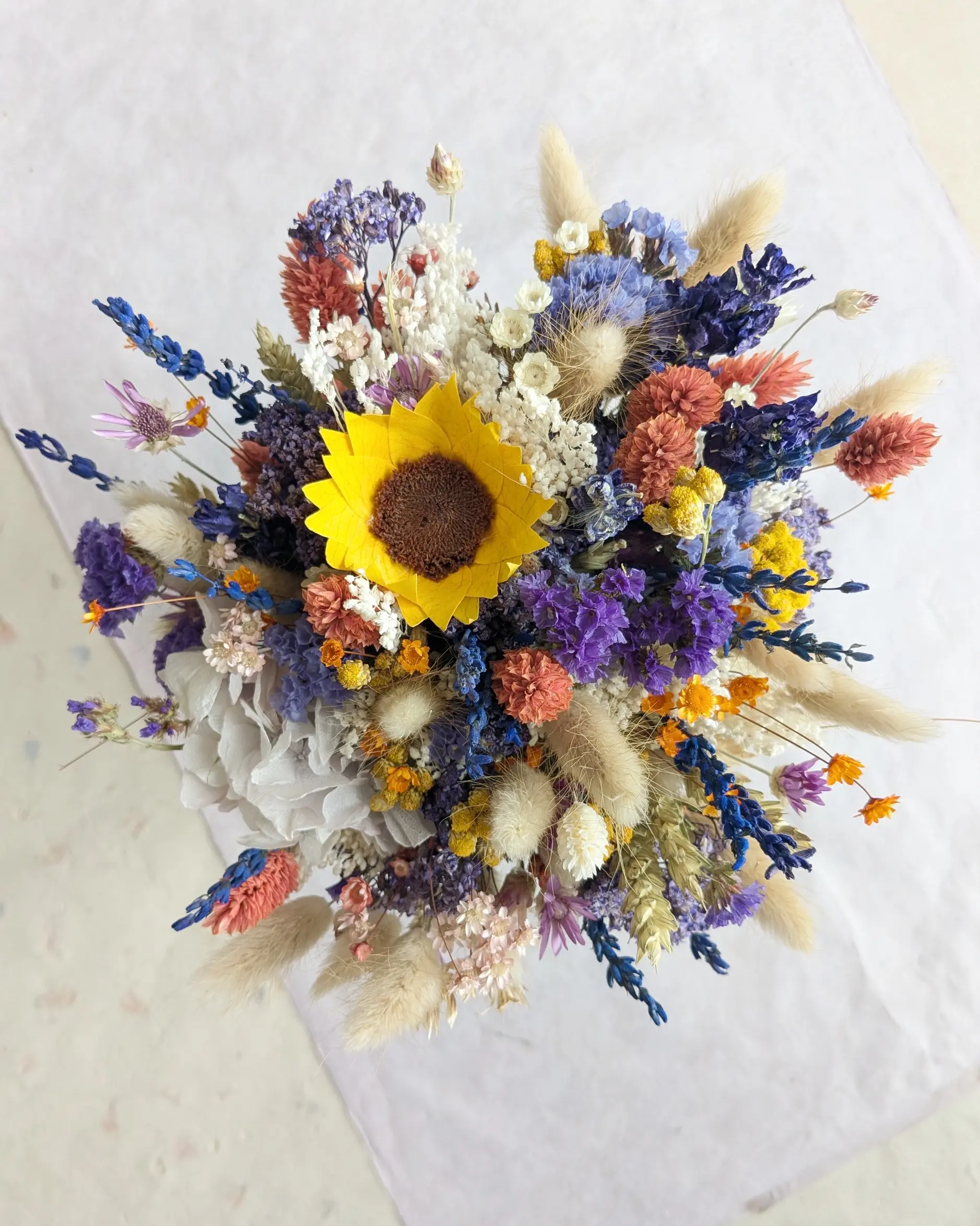 Bouquet en fleurs séchées Estival